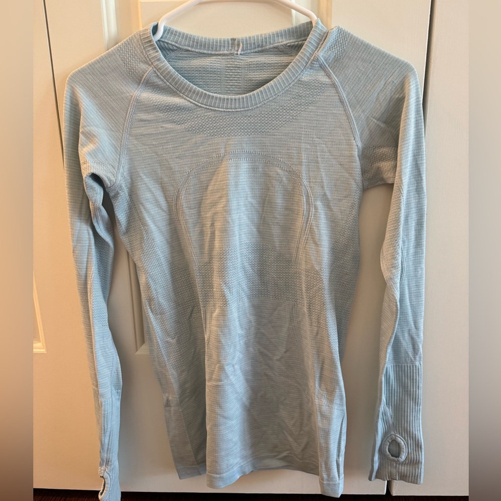 Lululemon Blue Long Sleeve Top